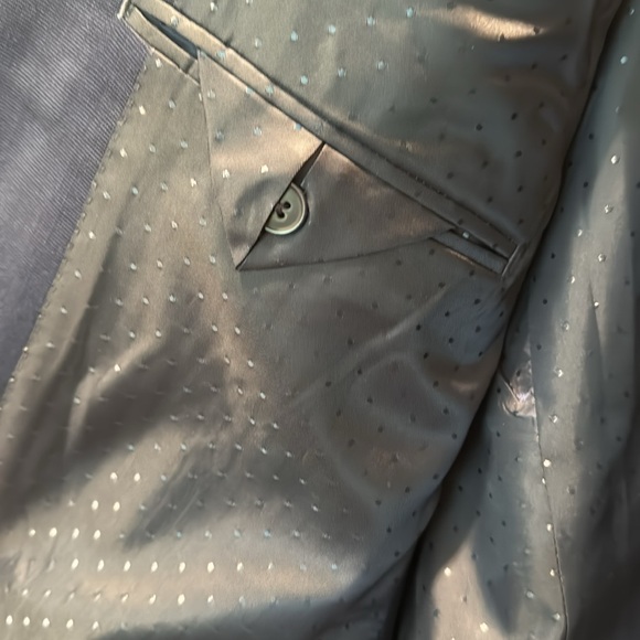 NWOT Mens Navy Blue blazer by Michael Strahan. Size 42 regular. - Picture 8 of 12